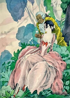 Brunelleschi, Composition, La Leçon d'amour dans un parc (after)