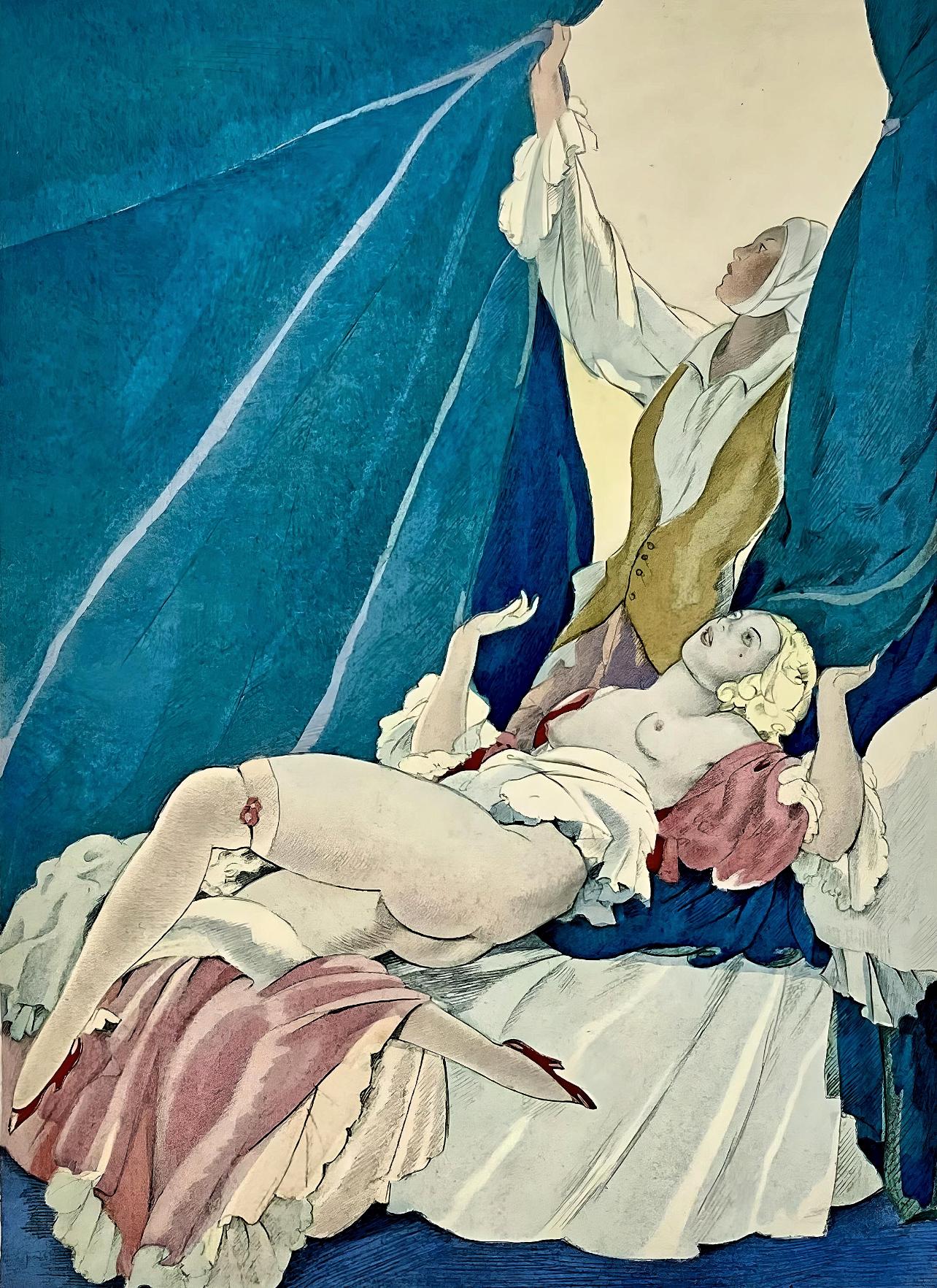Brunelleschi, Composition, La Leçon d'amour dans un parc (after)