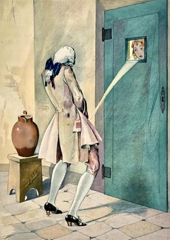 Brunelleschi, Composition, La Leçon d'amour dans un parc (after)