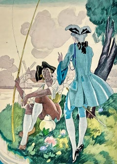 Brunelleschi, Composition, La Leçon d
amour dans un parc (after) Brunelleschi, Composition, La Leçon d
amour dans un parc (after)