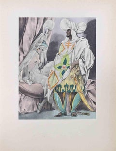 Harem - Lithograph by Umberto Brunelleschi - 1930s
