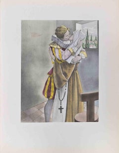 La Monaca - Lithograph by Umberto Brunelleschi - 1930s