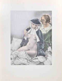 La Monaca - Lithograph by Umberto Brunelleschi - 1930s