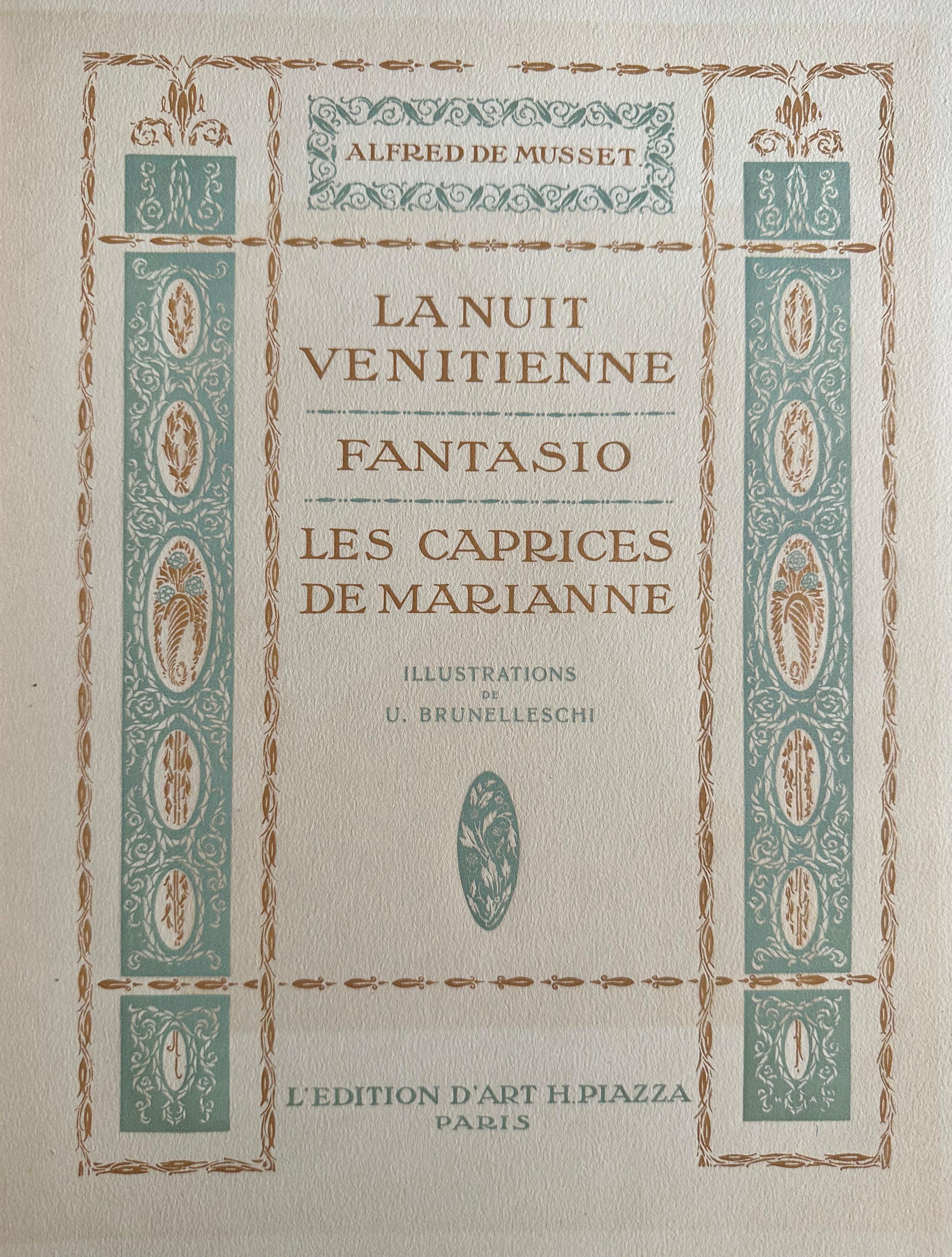 La Nuit Venitienne, Fantasio, Les Caprices de Marianne For Sale 3