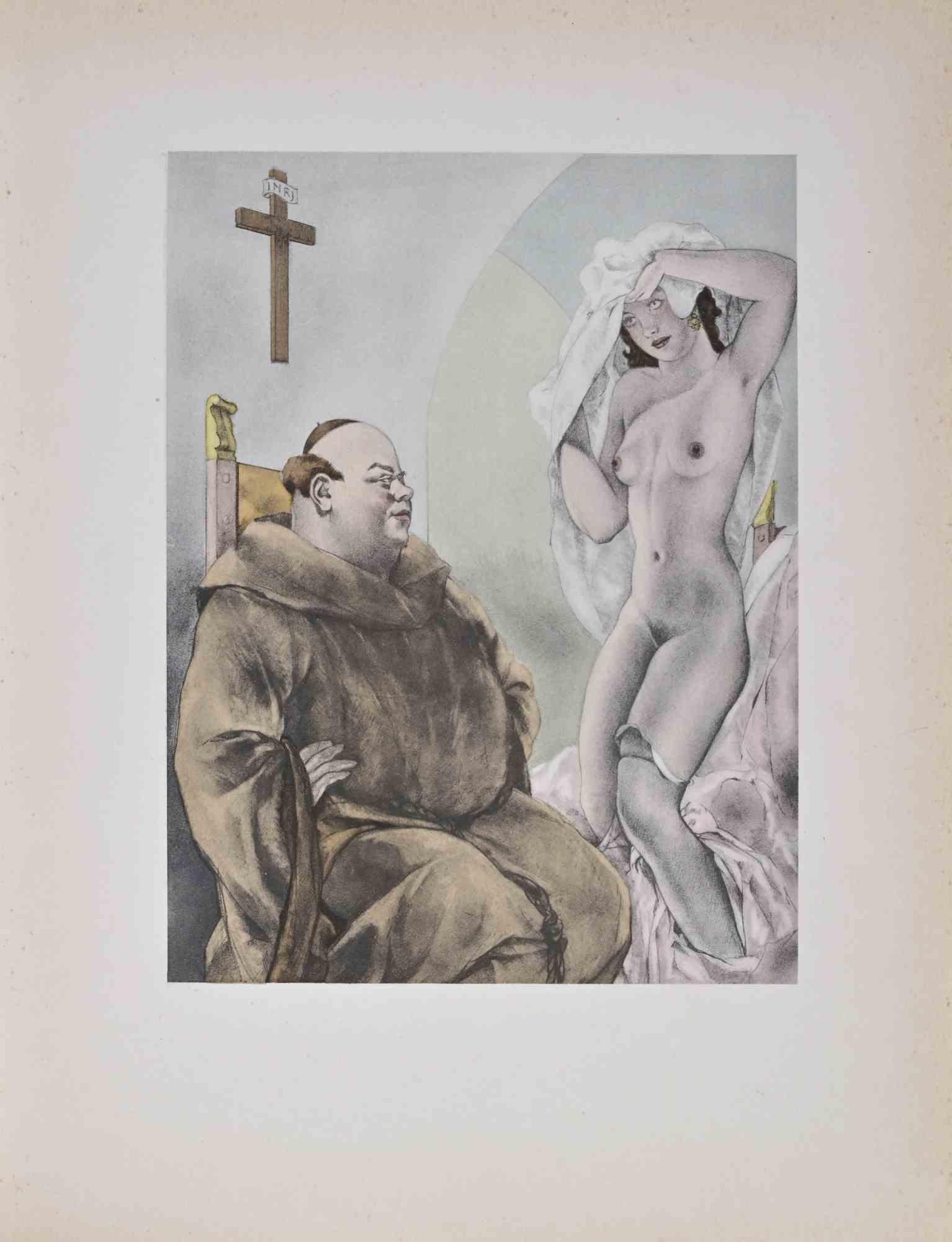 Le Rêve es una litografía en color sobre papel marfil, creada por el artista italiano Umberto Brunelleschi (Montemurlo 1879- París 1949).

Ilustración para "Cuentos y narraciones breves" de La Fontaine (Gilbert Jeune, Librairie D'Amateurs 1937-38,