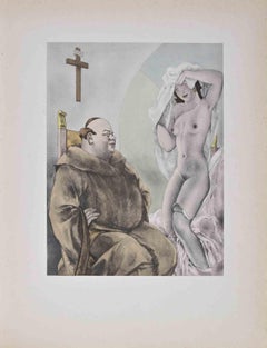 Le Rêve - Lithograph by Umberto Brunelleschi - 1930s