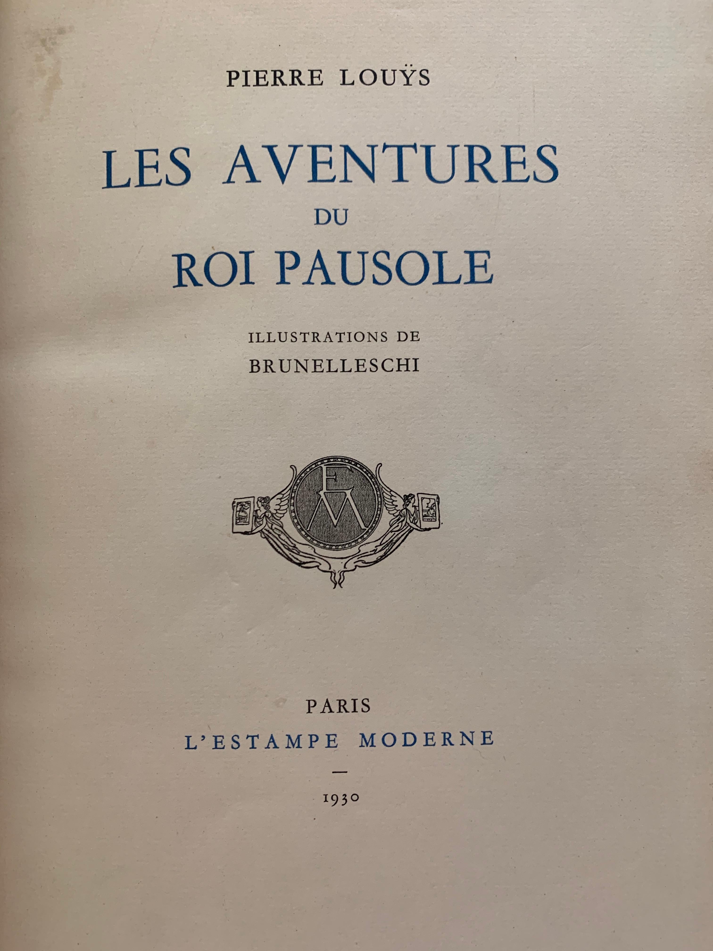 Les Aventures du Roi Pausole - Print by Umberto Brunelleschi