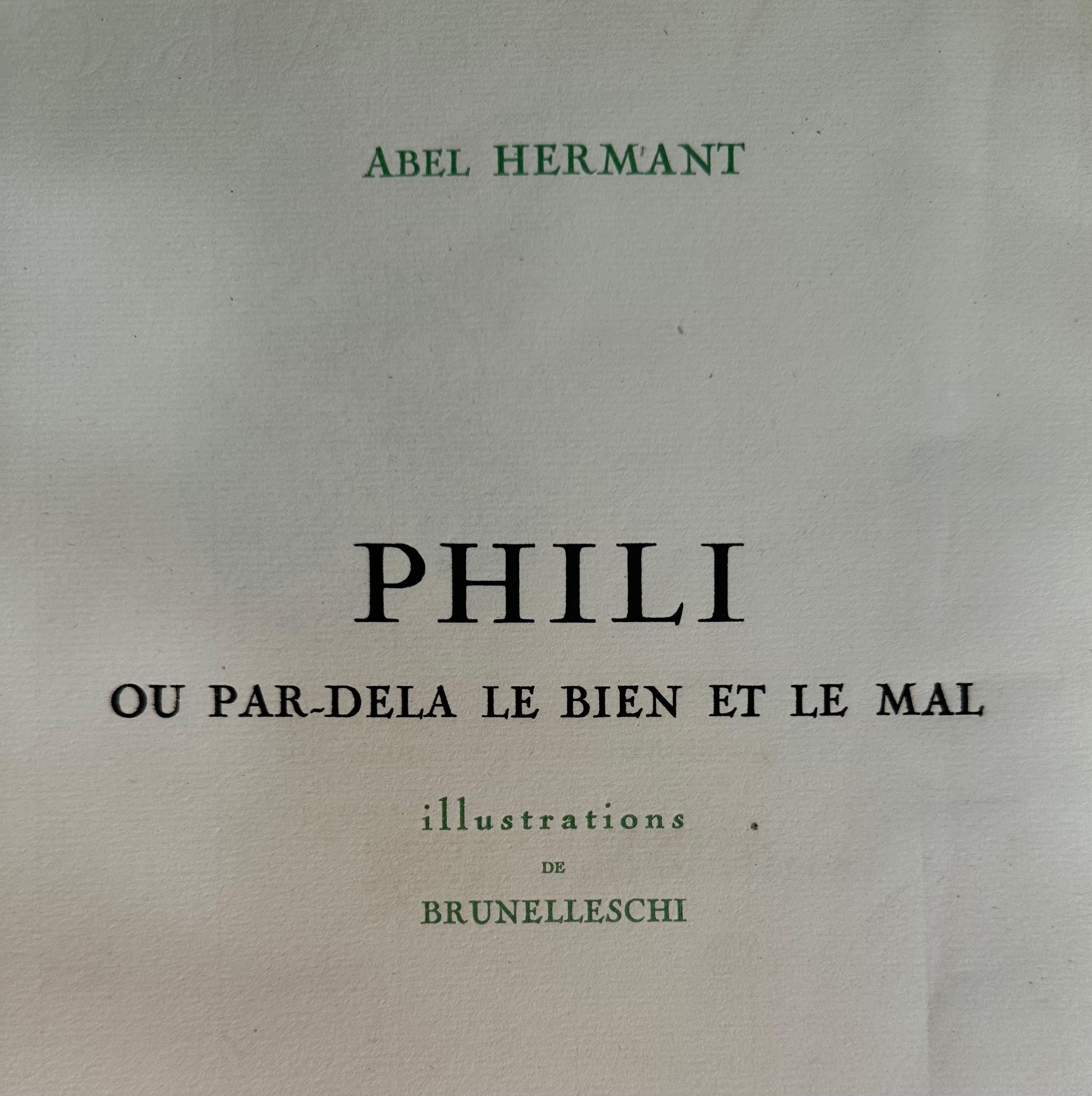 Phili ou Par le Bien et le Mal For Sale 2