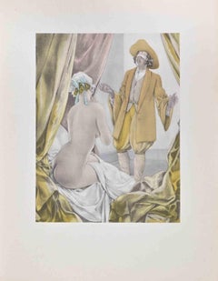 The Blindfold - Lithograph by Umberto Brunelleschi - 1930s