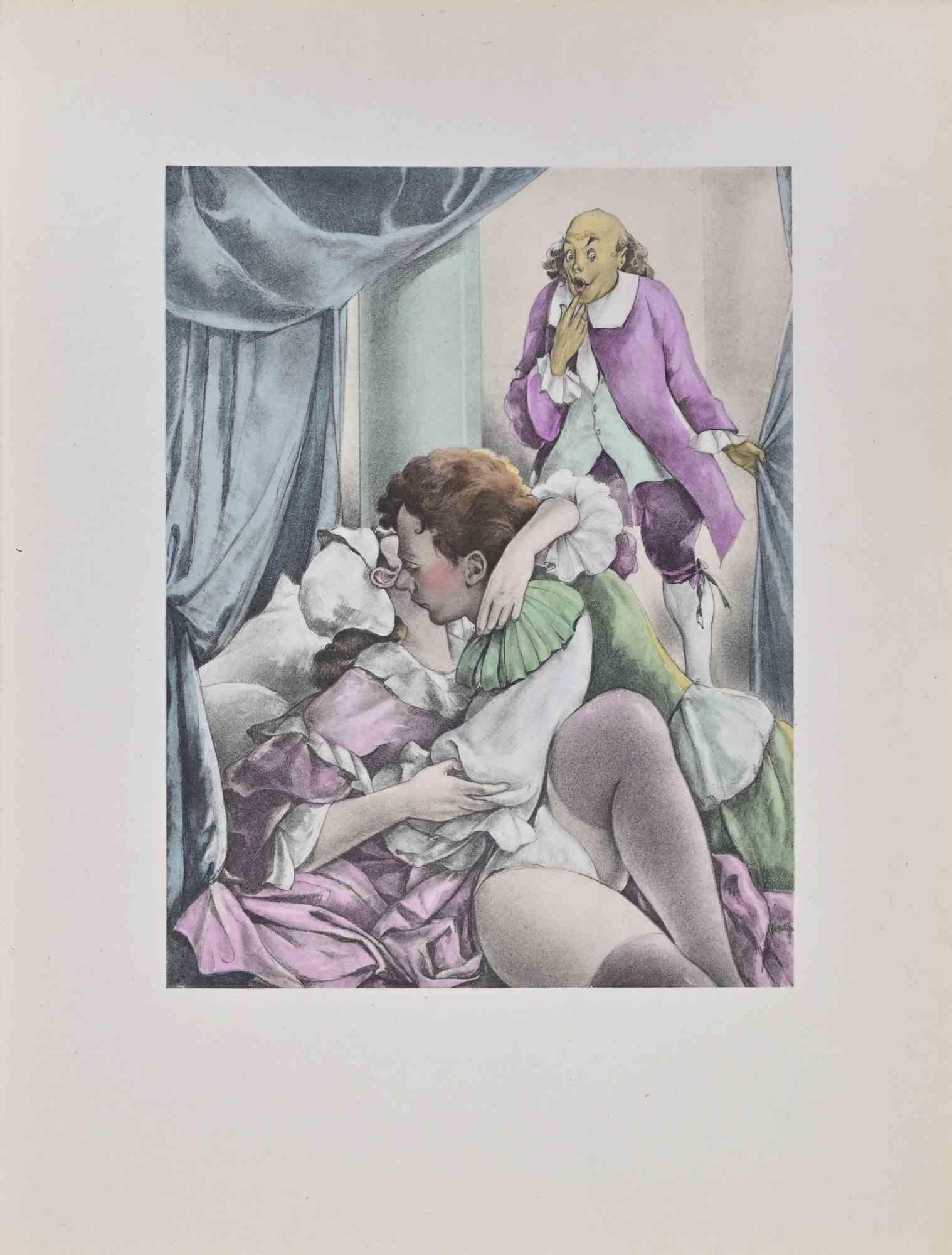 Treason - Lithograph by Umberto Brunelleschi - 1930s