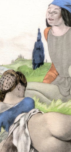 Umberto Brunelleschi, Sans titre, extrait des Contes de Boccace, 1934 (d'après)