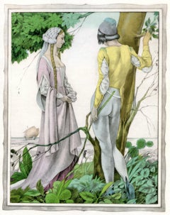 Umberto Brunelleschi, Ohne Titel, aus Die Erzählungen des Boccaccio, 1934 (nach)