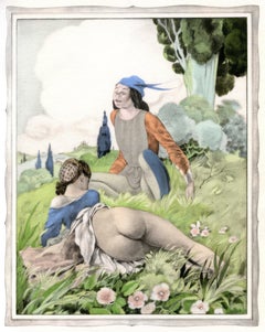 Umberto Brunelleschi, Ohne Titel, aus Die Erzählungen des Boccaccio, 1934 (nach)