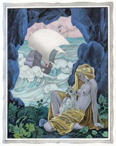 Umberto Brunelleschi, Sans titre, extrait des Contes de Boccace, 1934 (d
après)