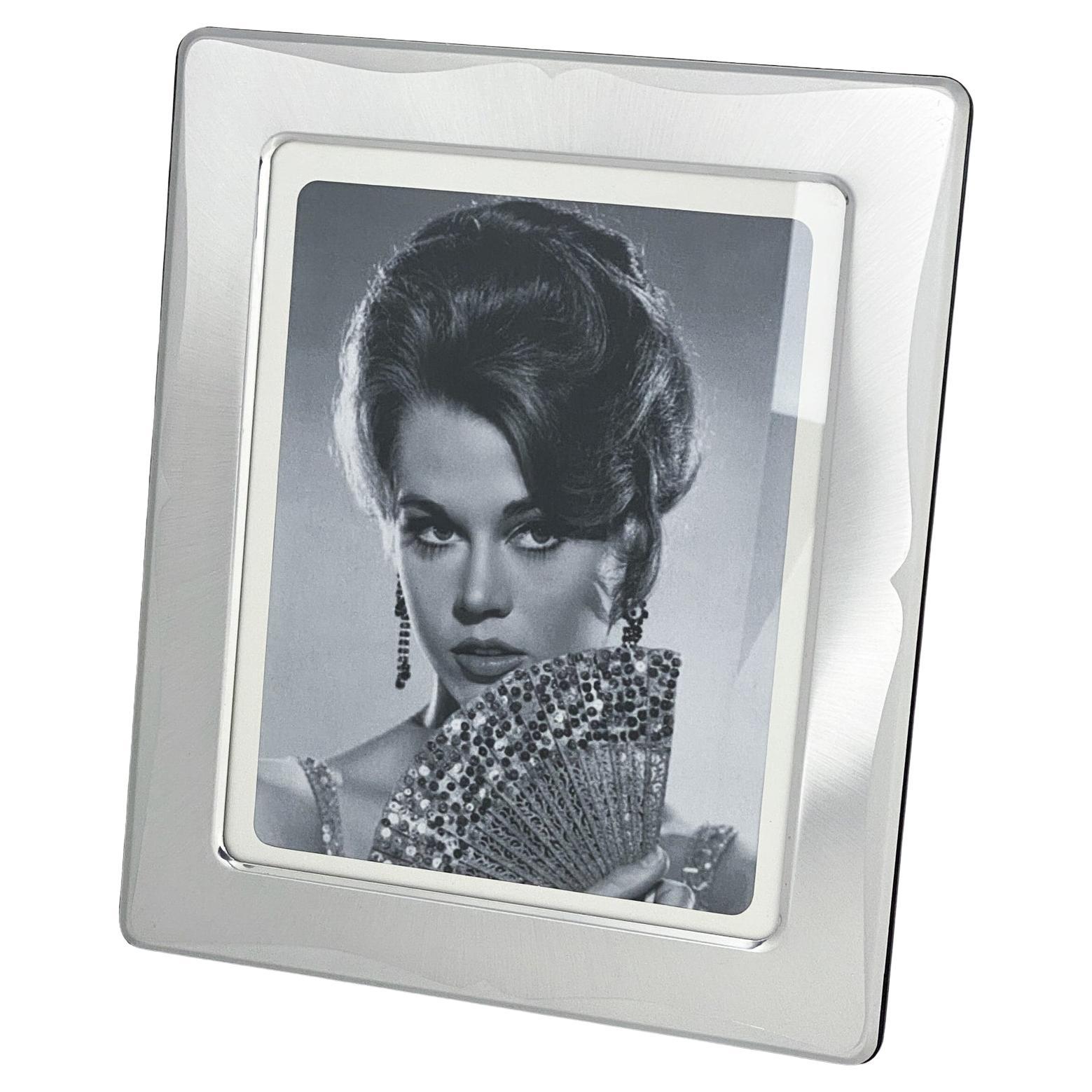 Cadre photo en aluminium d'Umberto Mascagni, Italie, années 1970