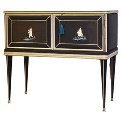 Umberto Mascagni Chinoiserie Mid Century Sideboard Cabinet from Harrods London