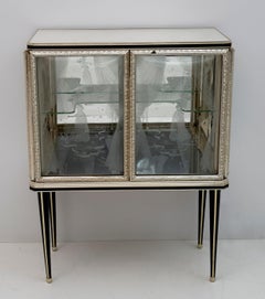 Umberto Mascagni per Harrods London Mobile da bar italiano di metà secolo, anni '50