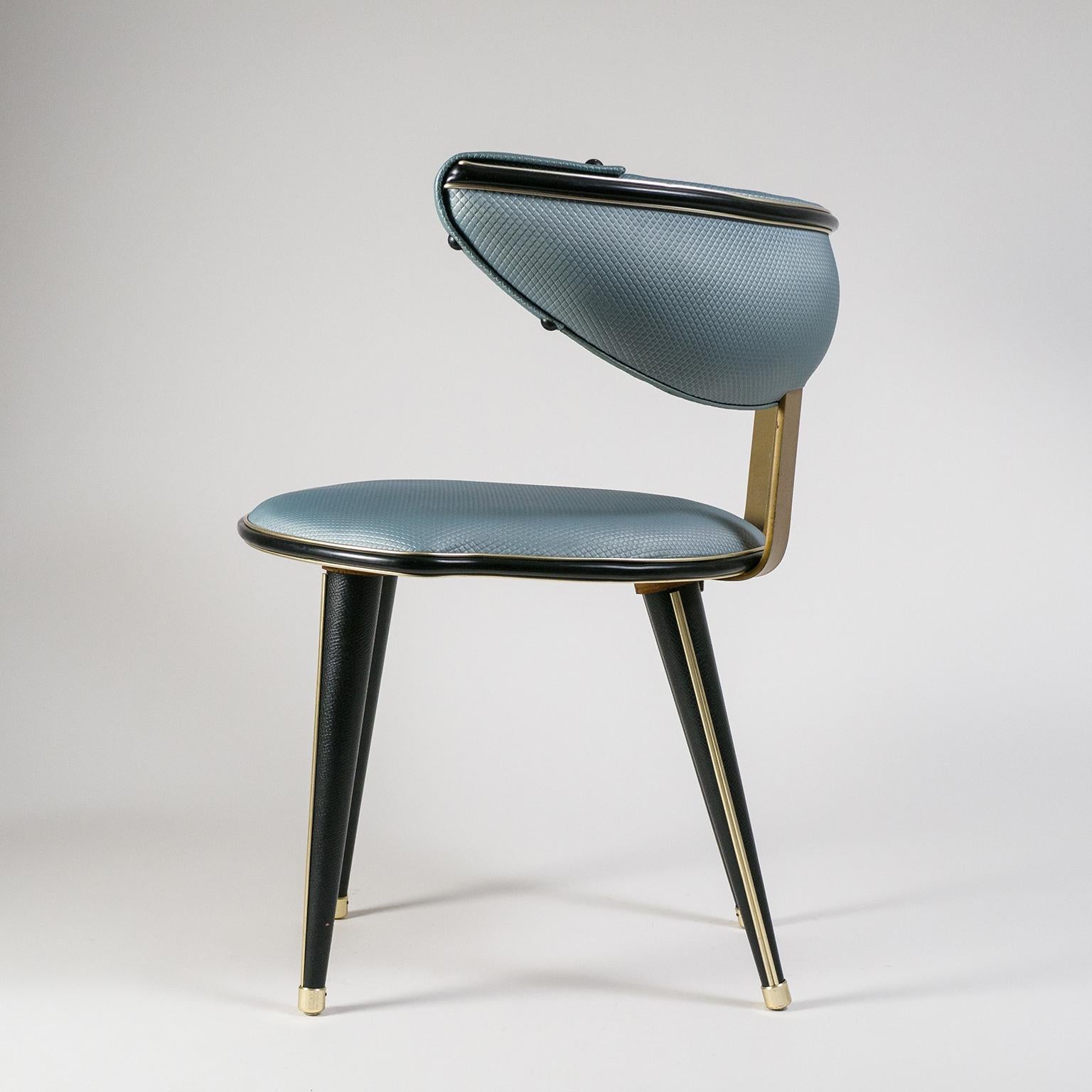 Mid-Century Modern Umberto Mascagni Vanity Chair, circa 1960