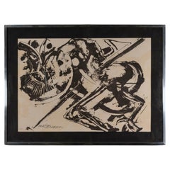 Umberto Mastroianni 1960s Original Etching
