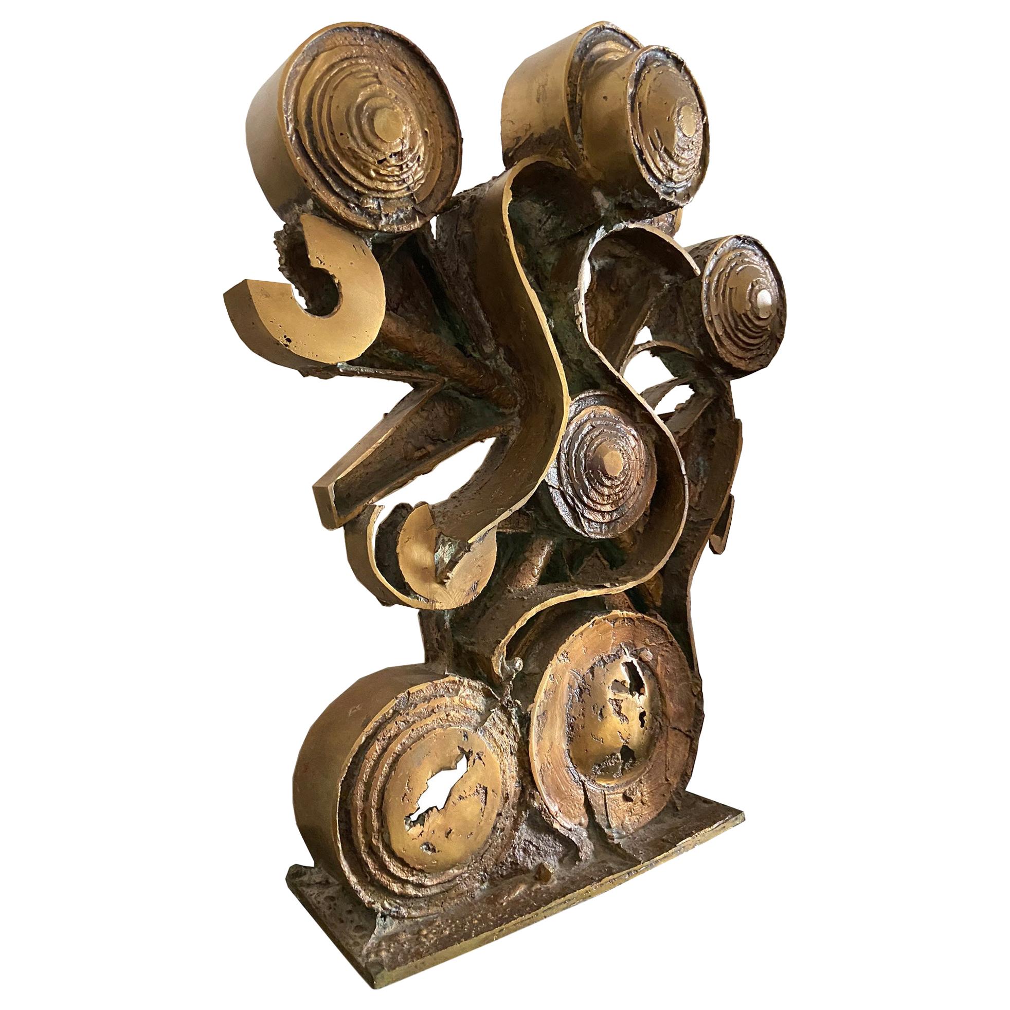 Umberto Mastroianni Bronze Sculpture, Italy, 1970s