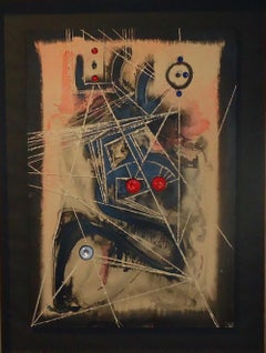 The Wizard - Original Mixed Media by U. Mastroianni - 1965