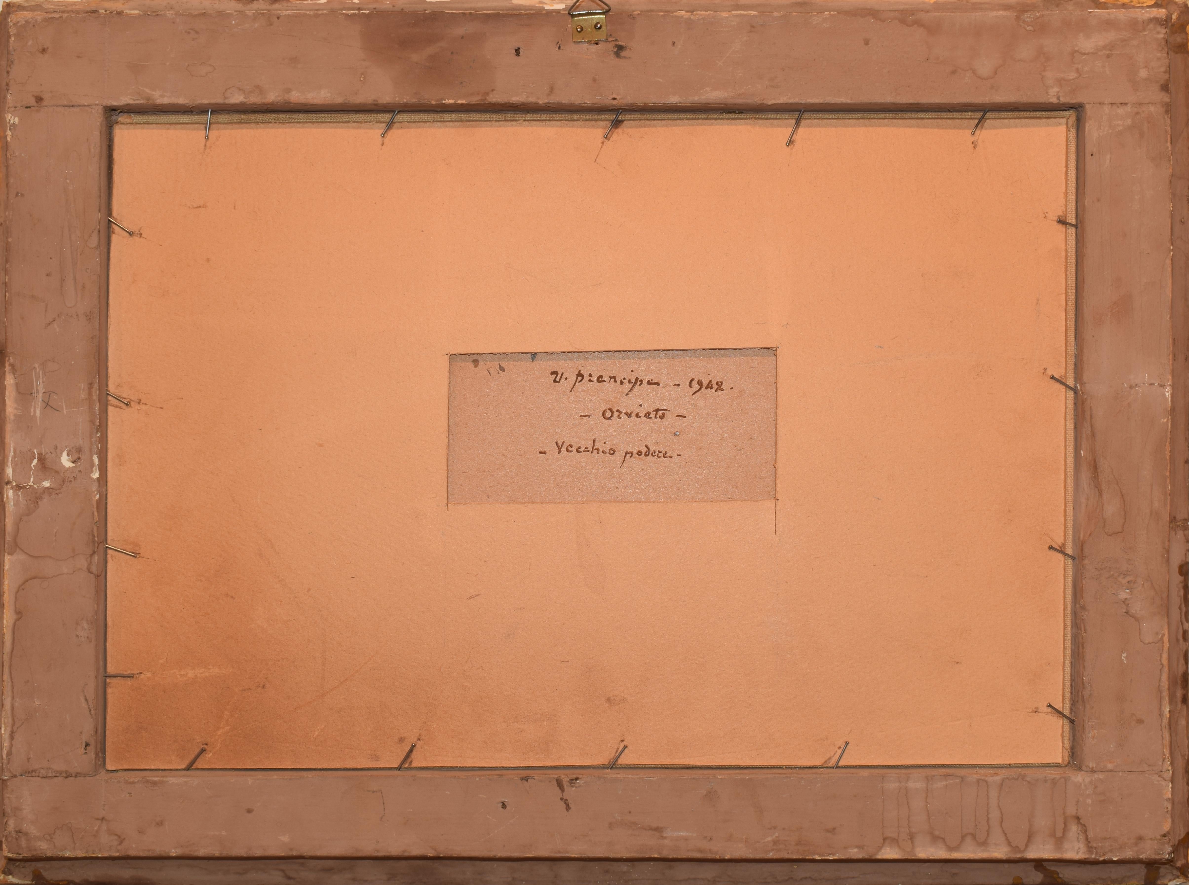 Il vecchio podere, Orvieto - Painting Altro stile artistico di Umberto Prencipe
