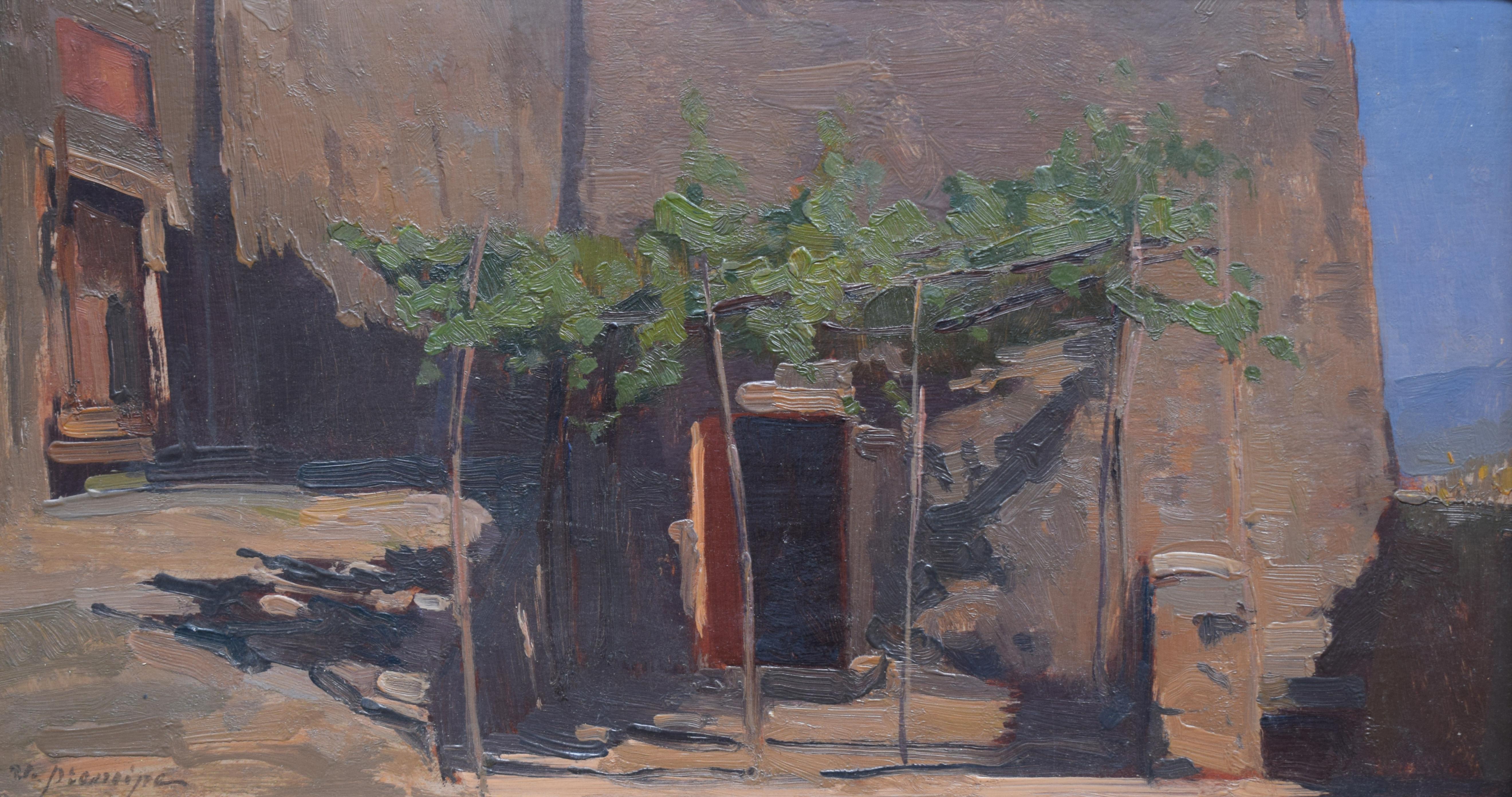 Landscape Painting di Umberto Prencipe - Il vecchio podere, Orvieto