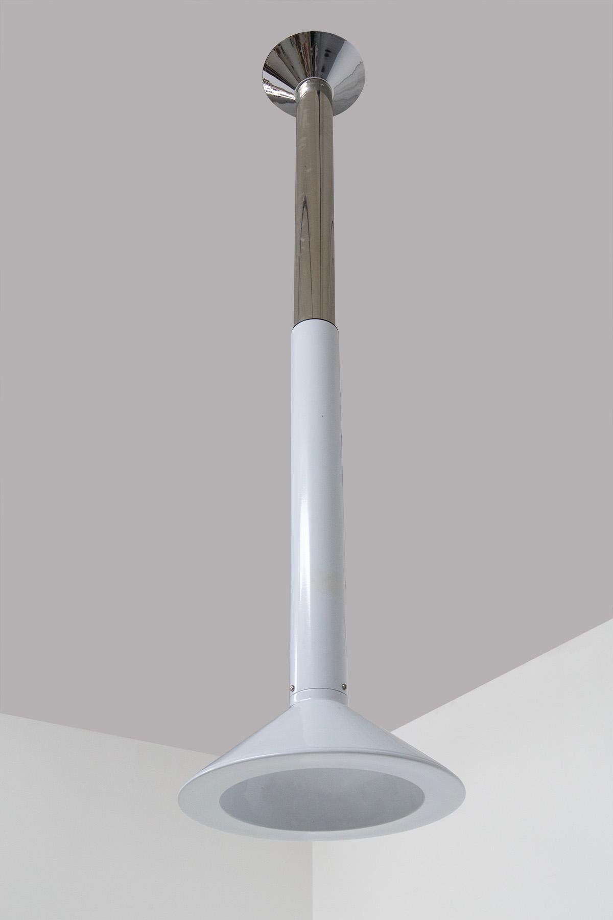 Late 20th Century Umberto Riva Suspension Lamp for Bieffeplast, original box 2165