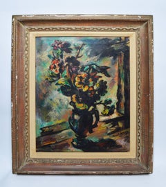 Modernist Flower Still Life by Umberto Romano