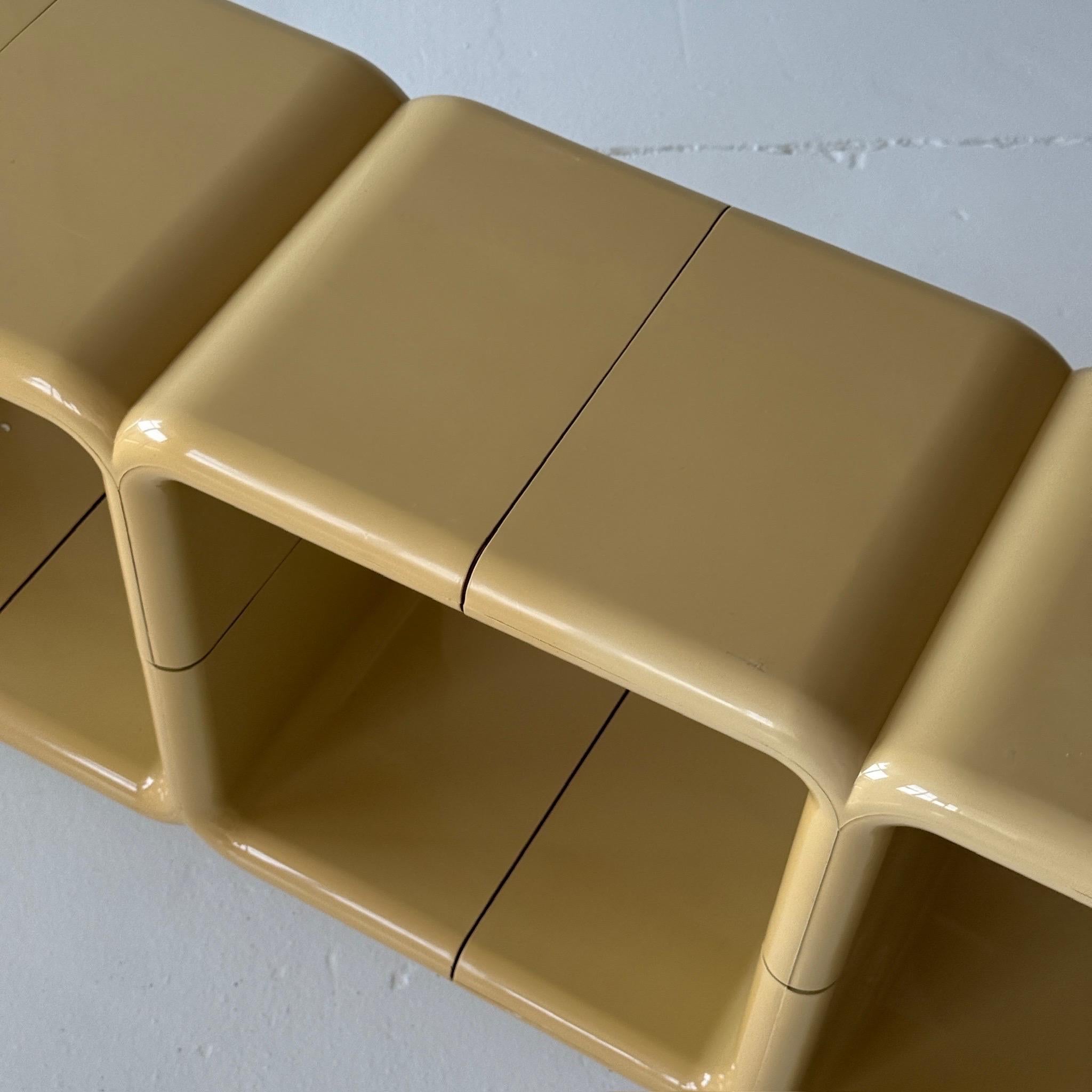 Mid-Century Modern Umbo Modular Shelving Unit by Kay LeRoy Ruggles for Directional For Sale