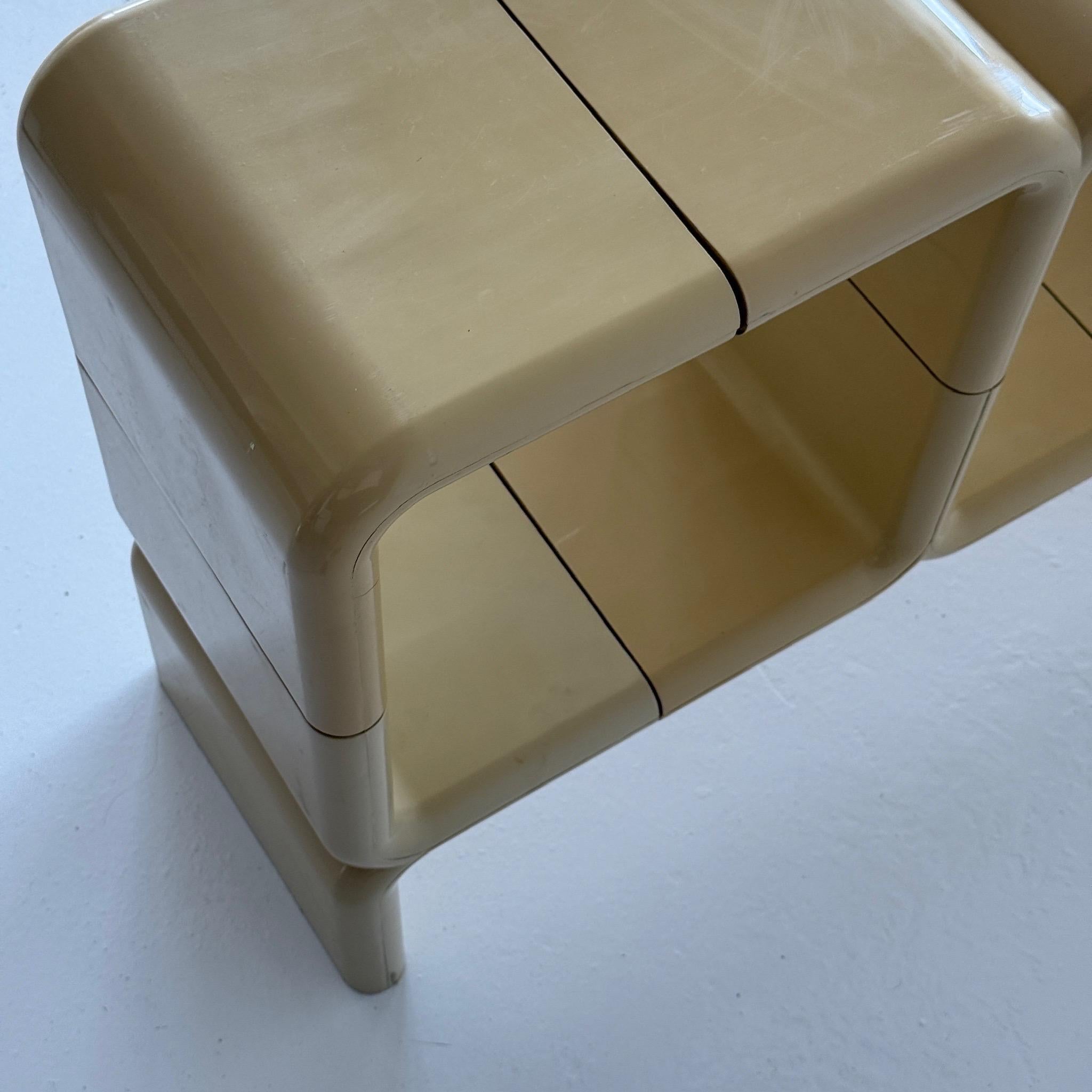 Plastic Umbo Modular Shelving Unit by Kay LeRoy Ruggles for Directional For Sale