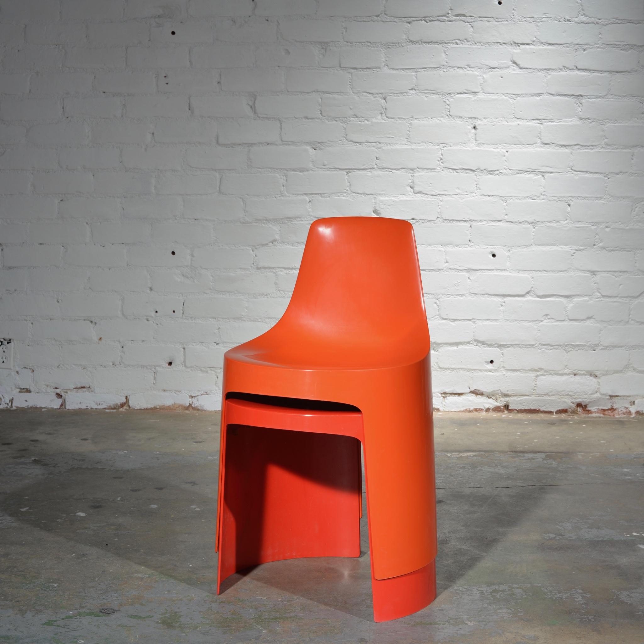 Post-Modern Umbo Stacking Chairs