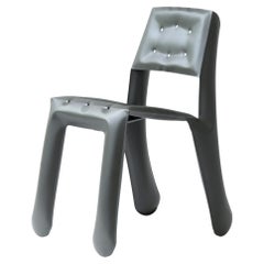 Umbra Grey Aluminum Chippensteel 5.0 Sculptural Chair by Zieta