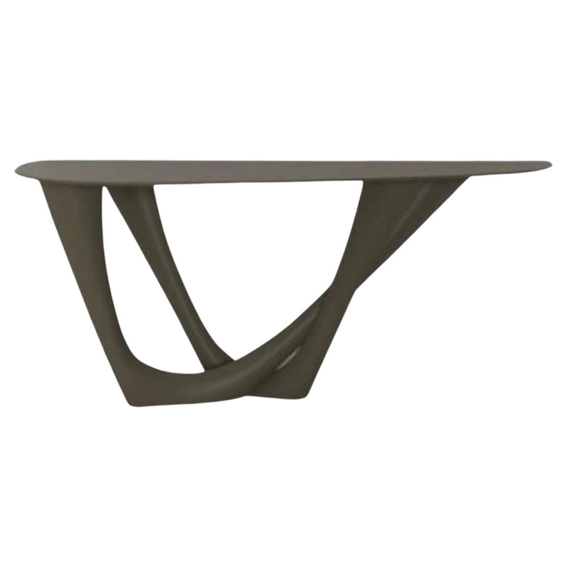 Umbra Grey G-Console Duo Steel Base and Top by Zieta