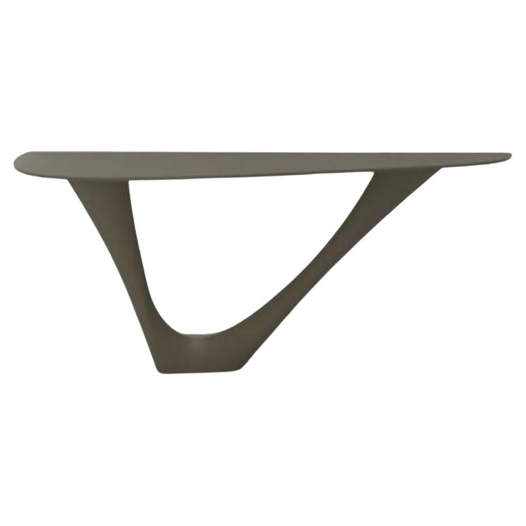 Umbra Grey G-Console Steel Base with Steel Top Mono by Zieta For Sale