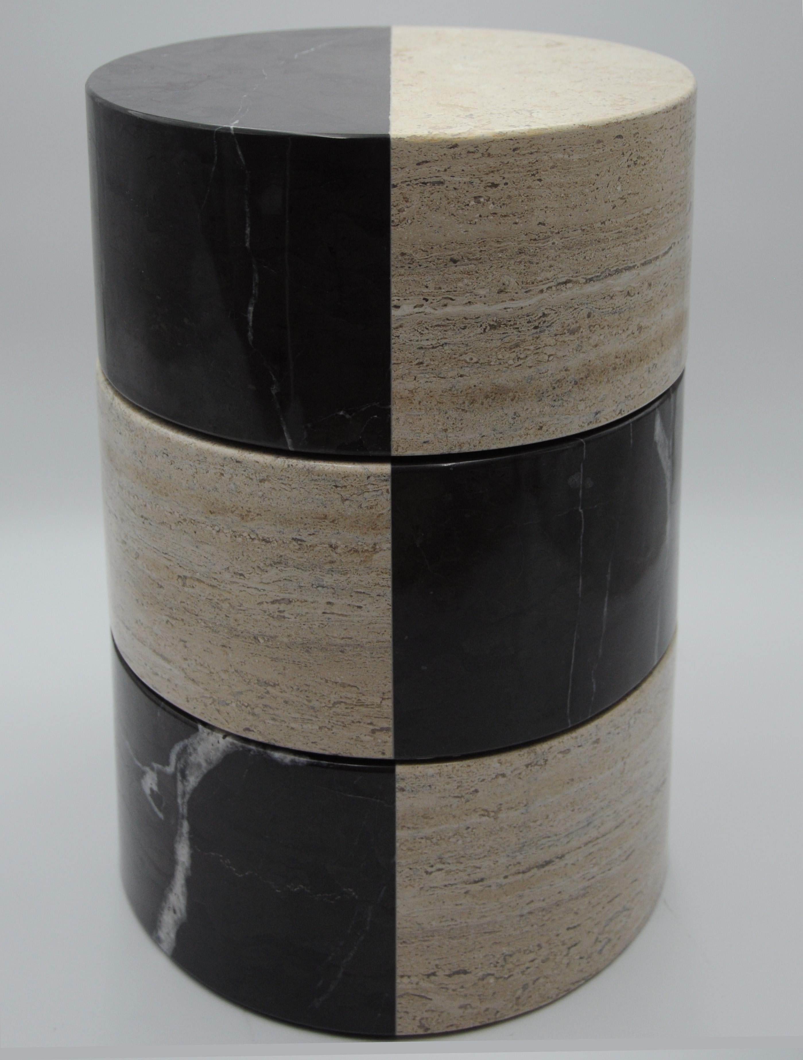 Stone Umbral Side Table For Sale