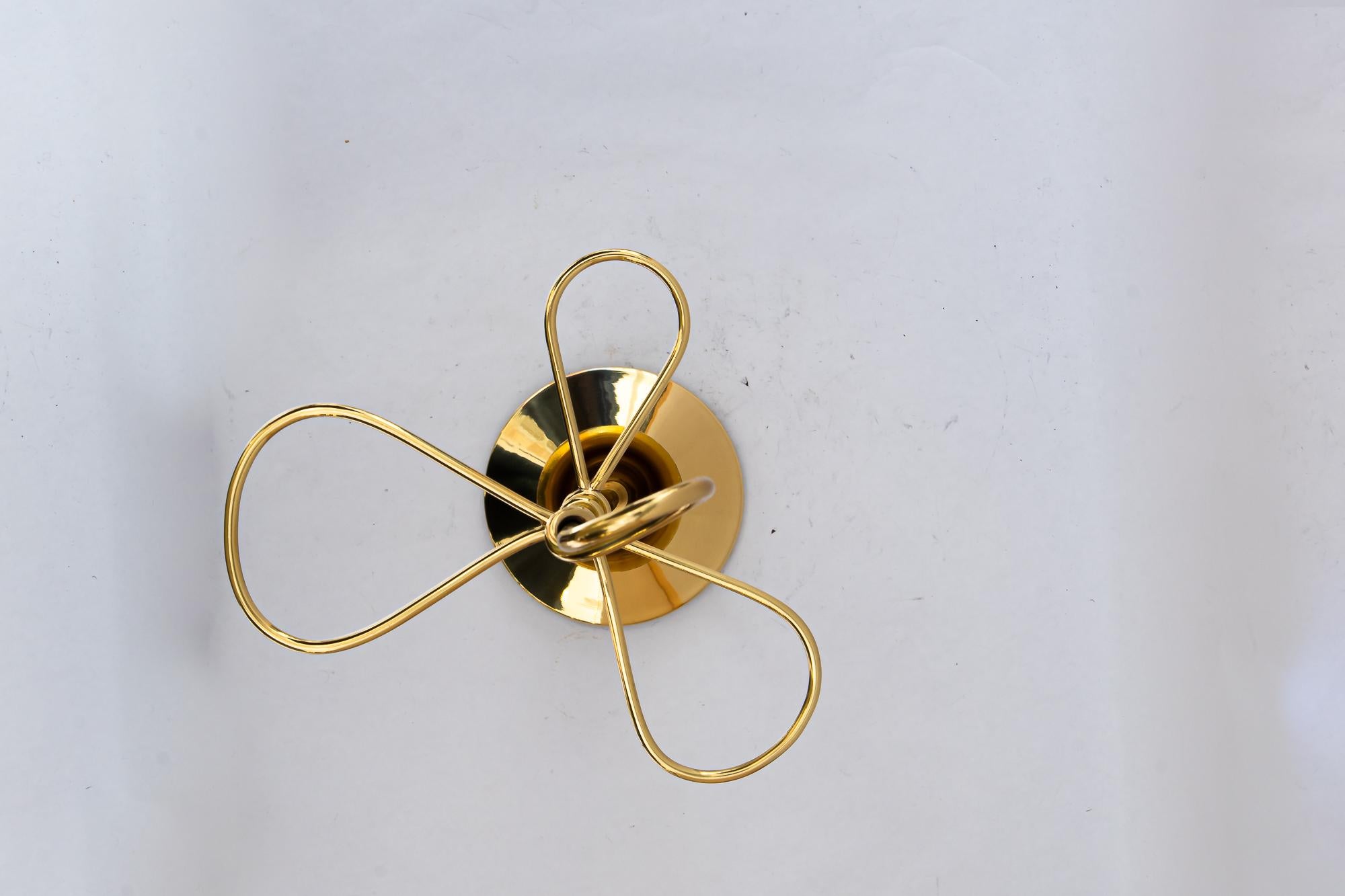 Brass Umbrella brass stand vienna around 1950s For Sale
