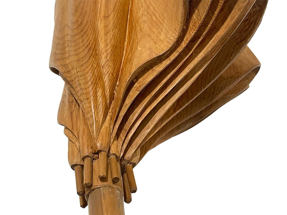 Wooden carved Umbrella by Livio De Marchi, #5/19, Italy 1990 6