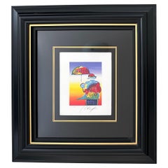 "Umbrella Man" Serigraph on Wove Paper by Peter Max