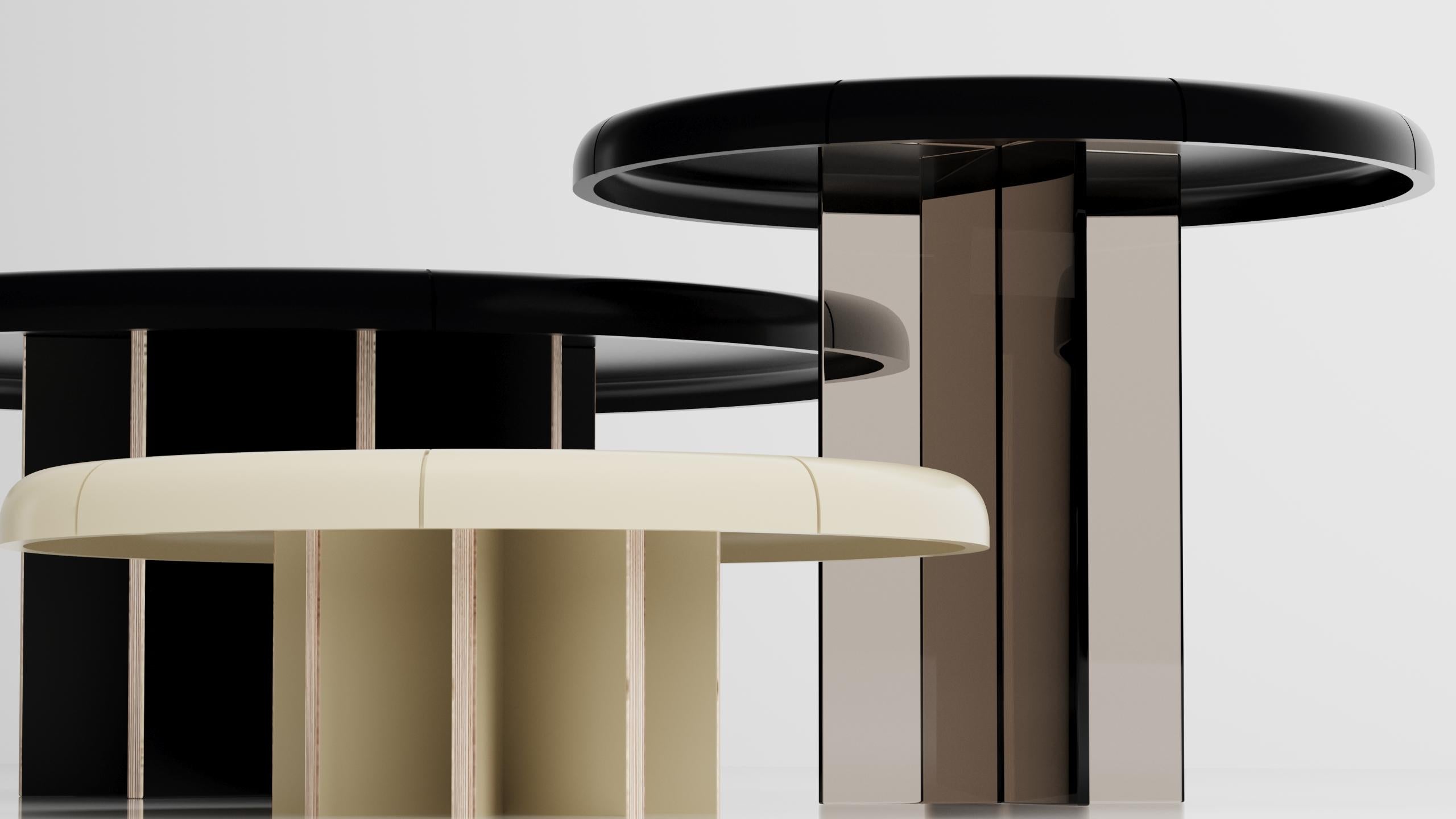Turc Table d'appoint moyenne Umbrella (Noir) en vente