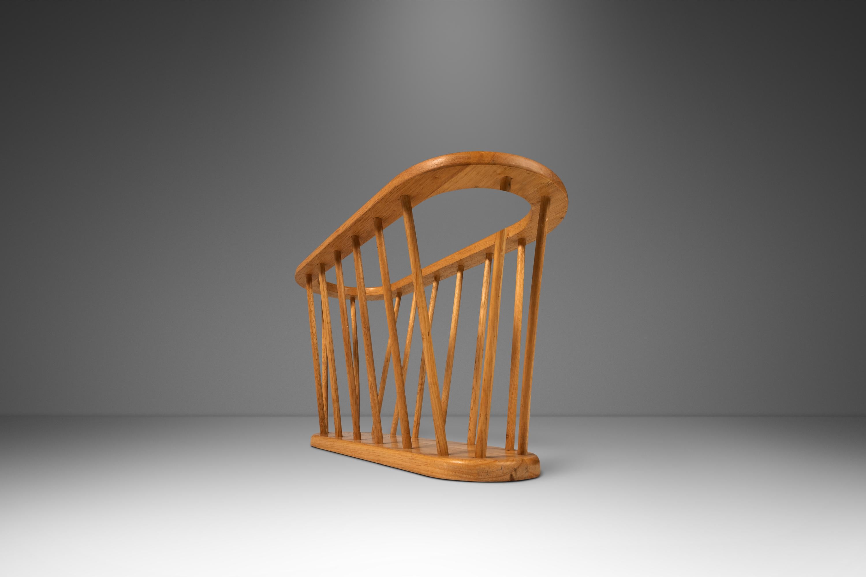 Frêne Porte-parapluies Stand à la manière d'Arthur Umanoff, USA, c. 1970. en vente