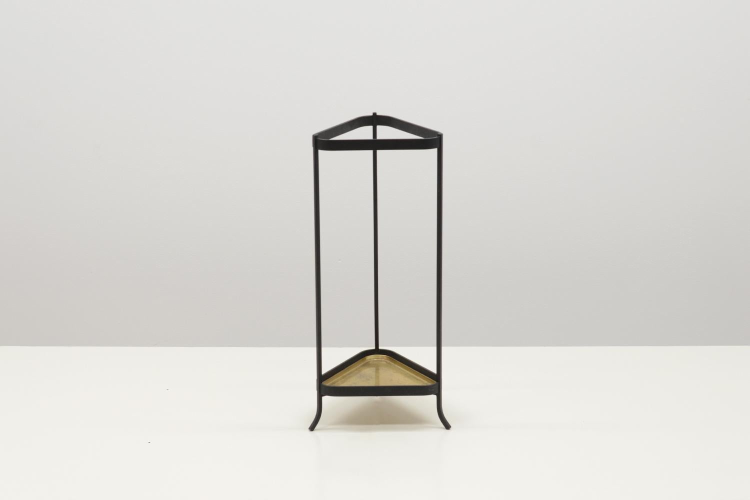 Mid-Century Modern Umbrella Stand by Gunnar Ander for Ystad Metall, Sweden 50s