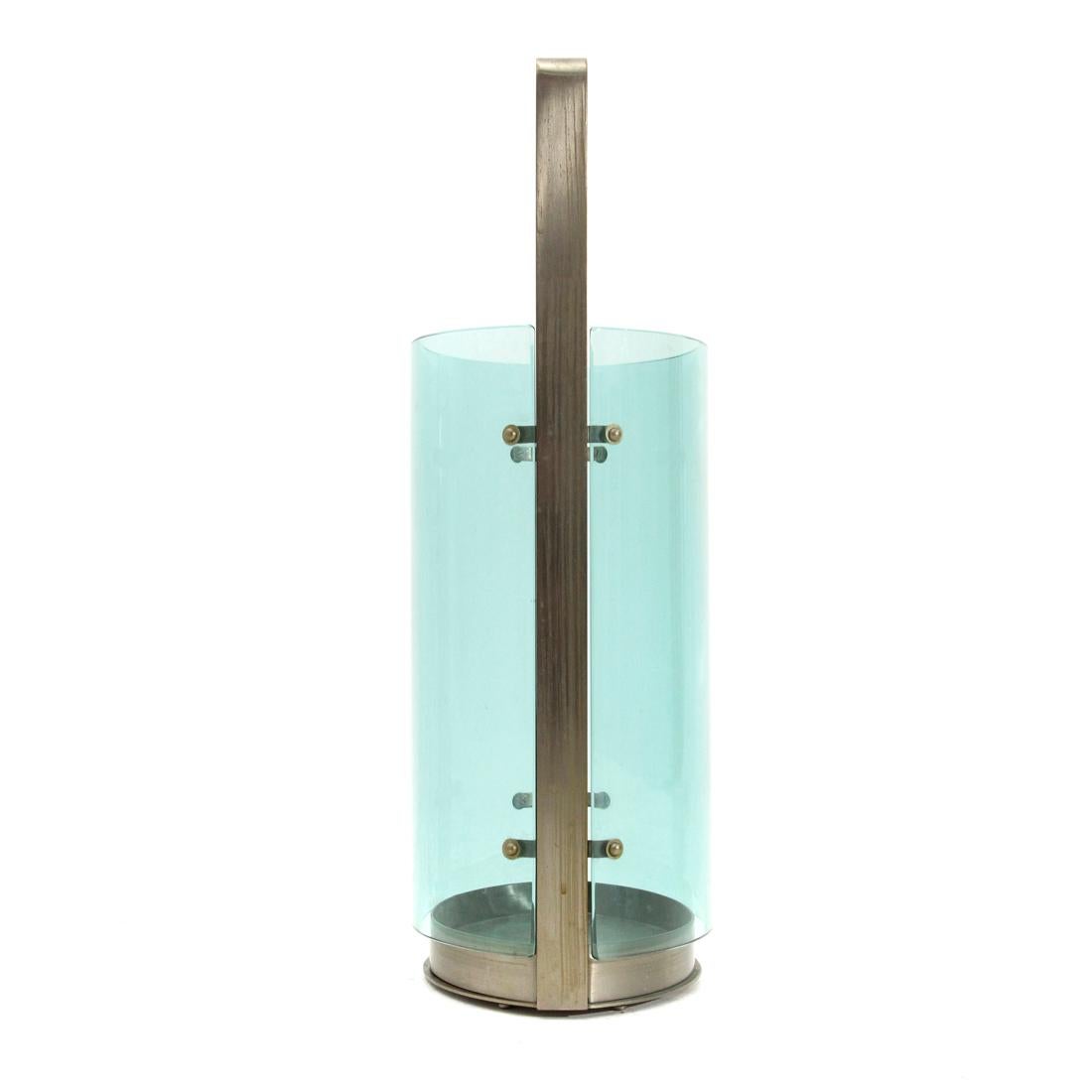 Umbrella Stand by Max Ingrand for Fontana Arte, 1960s In Good Condition In Savona, IT