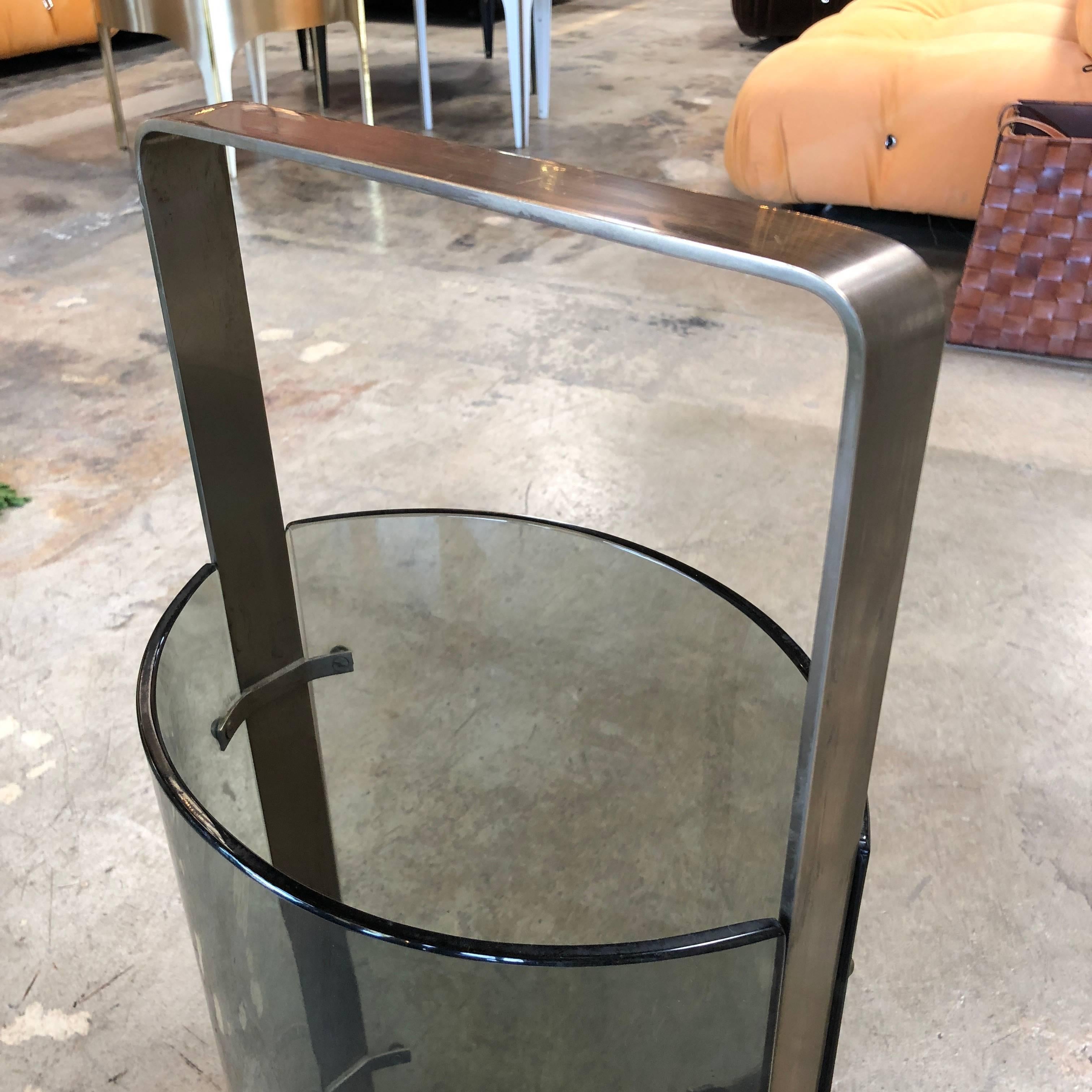 Umbrella Stand by Max Ingrand for Fontana Arte, Italy, 1960s In Good Condition In Los Angeles, CA