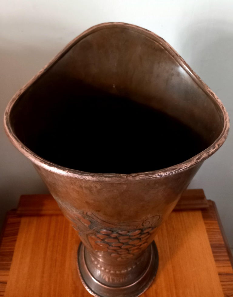 Umbrella Stand, Copper from France For Sale at 1stDibs