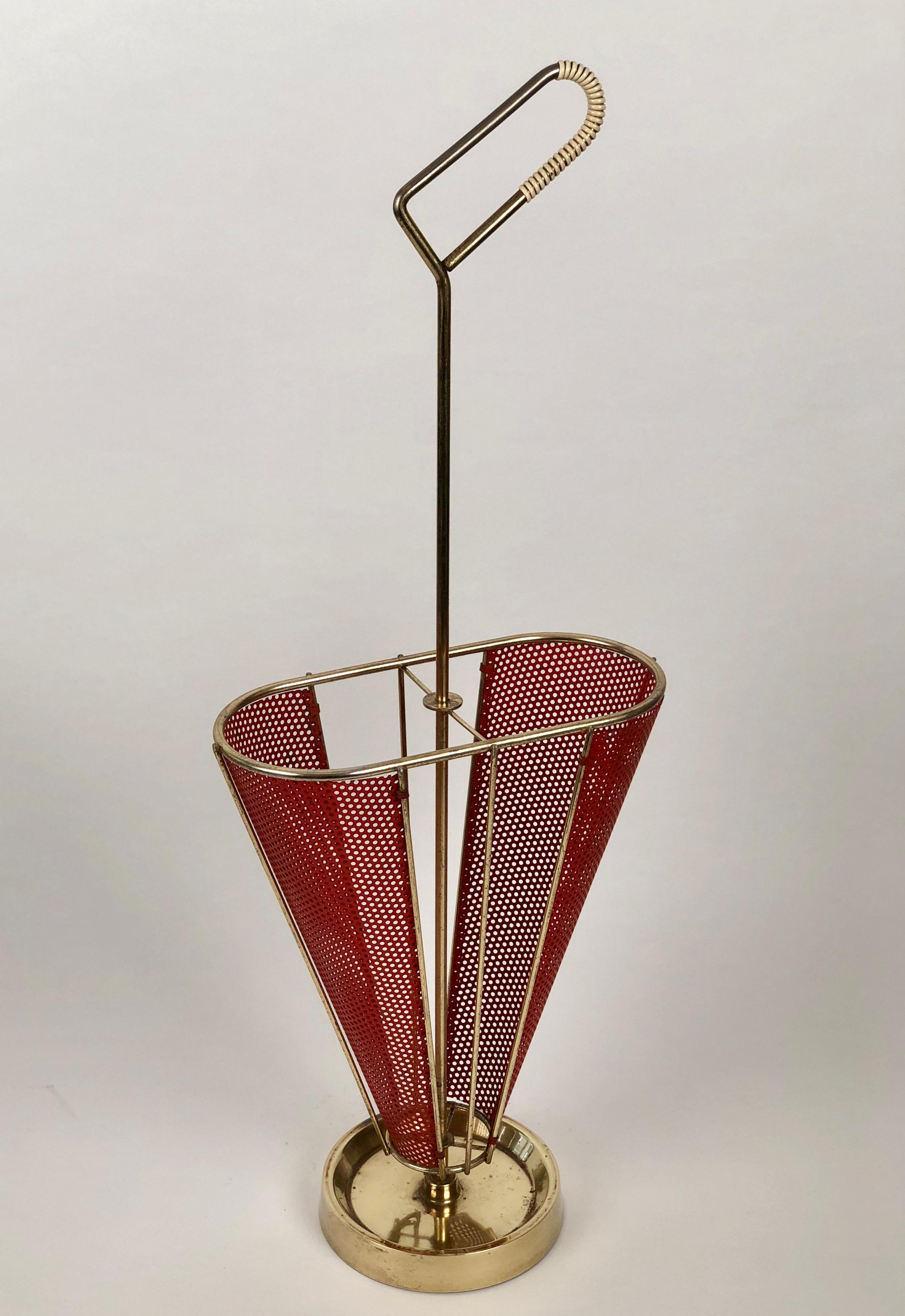 20th Century Umbrella Stand designed by Mathieu Mategot, France, 1950's For Sale