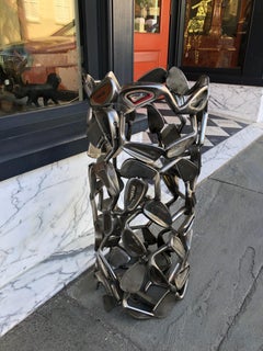 Umbrella Stand Fashioned from Golf Clubs