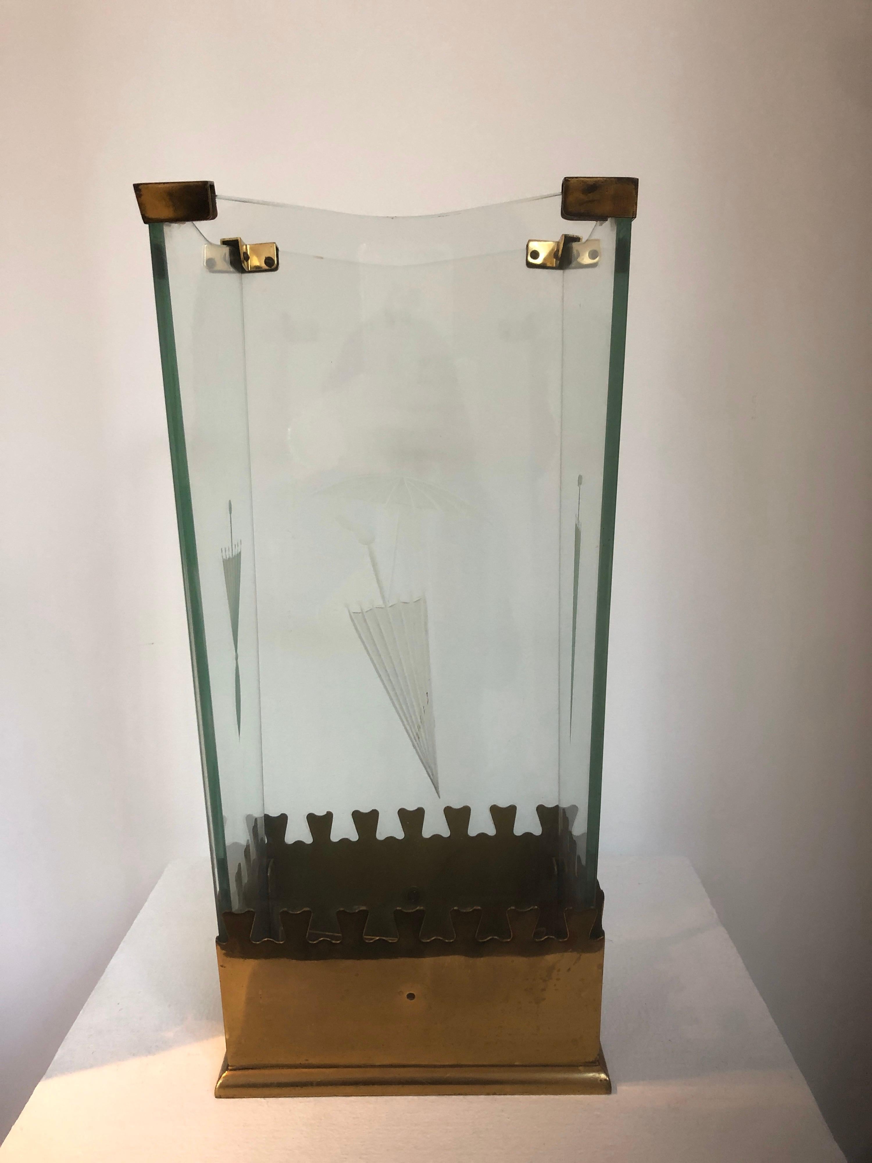 Support de stand d'Umbrella par Fontana Arte, Italie, vers 1940 en vente 12