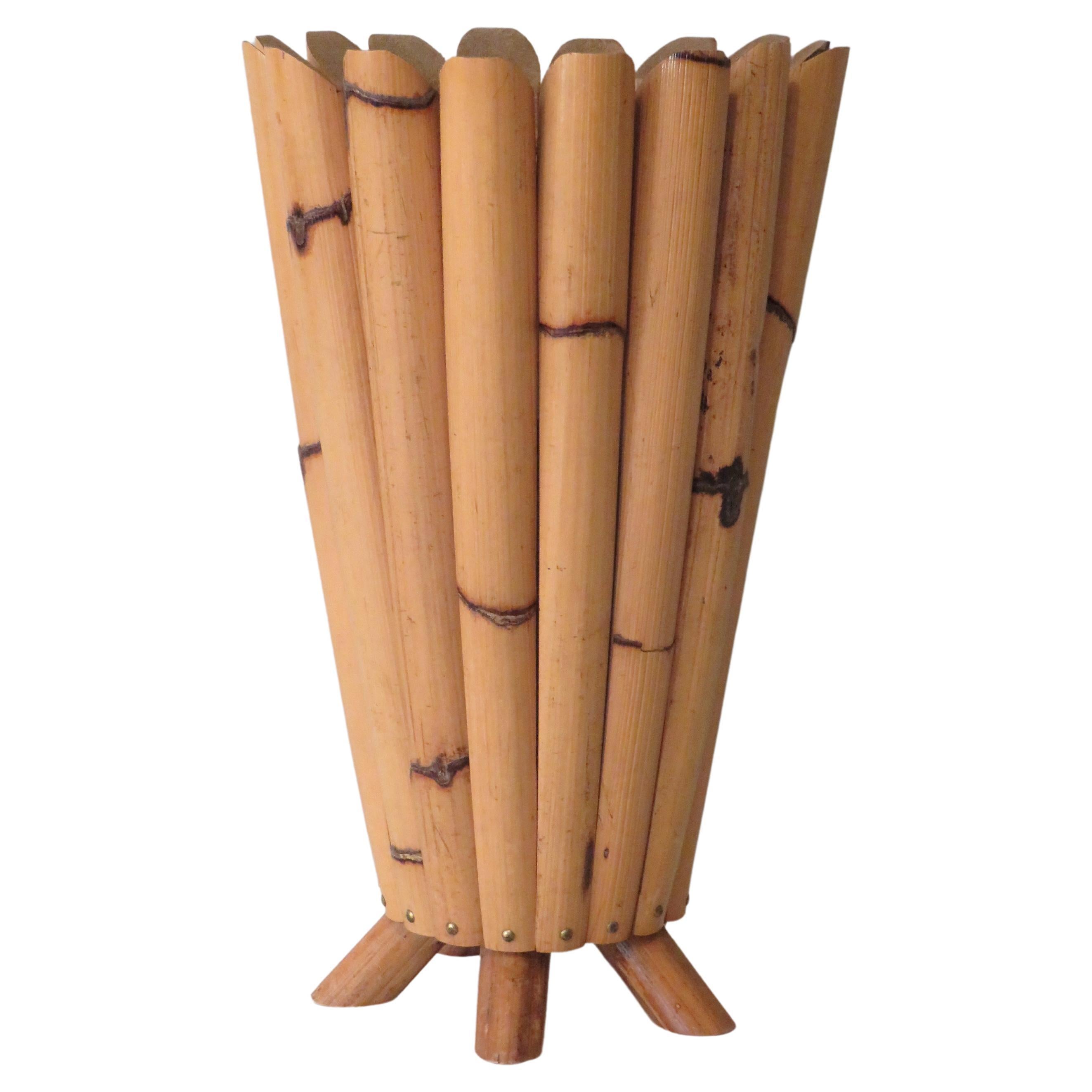 Umbrella Stand in Bamboo, France, 1950s