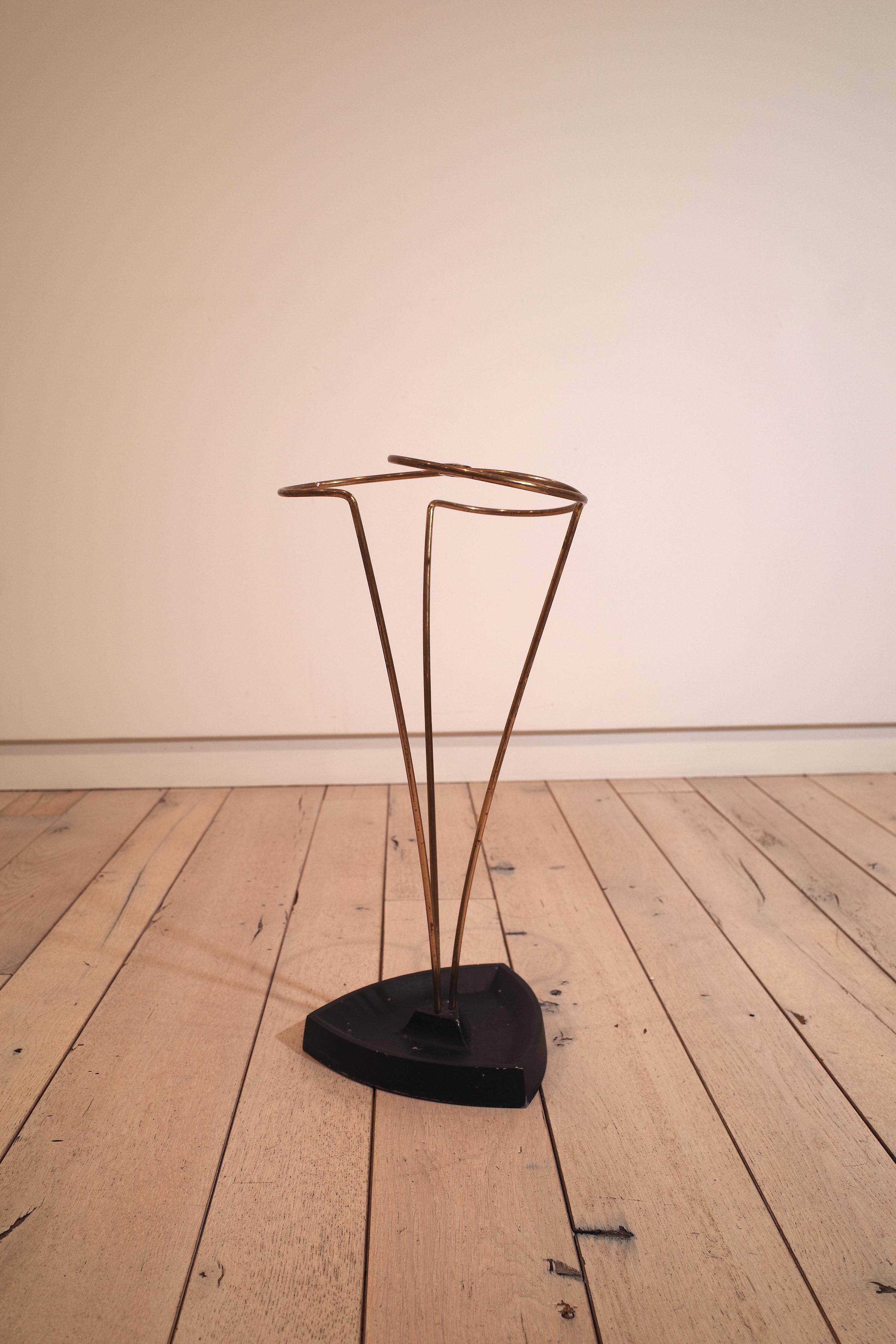 Umbrella Stand in style of Carl Aubock In Good Condition For Sale In New York, NY